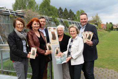 Die Kooperationspartner: Ursula Kelders, Leonie Buscher-Ciupke, Dr. Rudolf Aßkamp, Marlies Breuer, Renate Wiechers und Bodo Klimpel. <br>Foto: Stadt Haltern am See