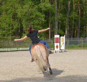 Einfach loslassen, und Vertrauen in sich und das Pferd fassen.<br>Foto: LWL/Seifert