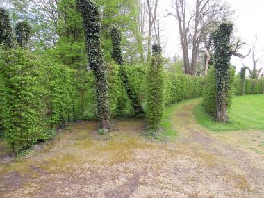 Am Sonntag (14.6.) gibt es eine Führung durch den Park am Schloss Hovestadt mit dem in Westfalen einmaligem Heckentheater.<br>Foto: LWL 