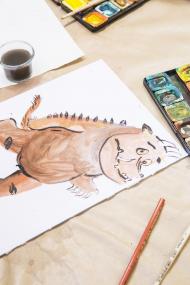 Das LWL-Museum für Kunst und Kultur bietet zahlreiche Ferienworkshops an.<br>Foto: LWL/Neander