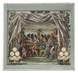 Das Kunstwerk des Monats September ist das Guckkasten-Diorama ¿Pandurenschau¿ von Martin Engelbrecht und Jeremias Wachsmuth um 1740. <br>Foto: LWL