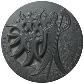 Medaille anlässlich der Jugendfestspiele in Mülheim an der Ruhr aus dem Jahr 1959.<br>Foto: LWL 