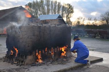 Feldbrandofen auf dem Gelände des LWL-Ziegeleimuseums.<br>Foto: LWL