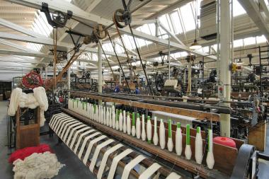 Blick in den Websaal der Museumsfabrik.<br>Foto: LWL 