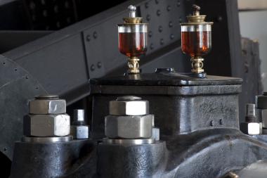 Läuft immer noch wie geschmiert ¿ Detail der Dampffördermaschine von 1893. <br>Foto: LWL/Hudemann 