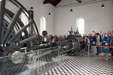 Die historische Fördermaschine wird am Sonntag wieder in Bewegung gesetzt.<br>Foto: LWL/Hudemann