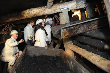 Wie in früheren Zeiten Steinkohle abgebaut wurde, erfahren Besucher bei der Hauerschicht auf Zeche Nachtigall.<br>Foto: LWL/Appelhans