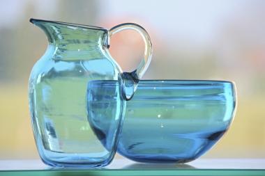 Glas aus der Produktion der Glashütte Gernheim.<br>Foto: LWL/Holtappels