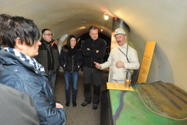 An Modellen wird den Besuchern Bergbaugeschichte anschaulich erklärt.<br>Foto: LWL/Appelhans
