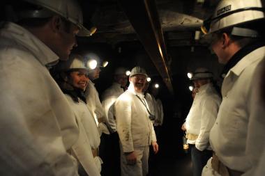 Ein eindrucksvolles Erlebnis erwartet die Teilnehmer bei der Führung durch das Bergwerk. <br>Foto: LWL/Appelhans