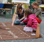 Im Museum in der Kaiserpfalz darf gespielt werden wie im Mittelalter.<br>Foto. LWL/Baumann