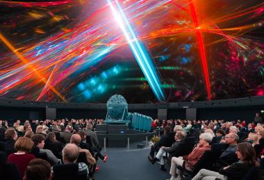 Mathematische Musikshow ¿Chaos and Order¿ im LWL-Planetarium.<br>Foto: LWL/Oblonczyk