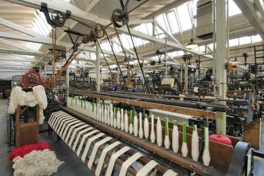 Blick in den Websaal der Museumsfabrik.<br>Foto: LWL 
