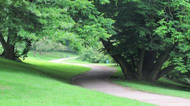Weg im Stadtpark, den der LWL als Denkmal des Monats ausgezeichnet hat. <br>Foto: LWL/Siekmann