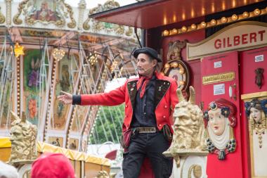 Über das Pfingstwochenende können Besucher wieder den Historischen Jahrmarkt auf der Zeche Zollern besuchen.<br>Foto: LWL/Marx
