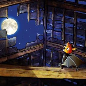 Flappi macht sich auf die Suche nach seinem Sternbild und erlebt im Planetarium zahlreiche Abenteuer.<br>Grafik: Illusions Bochum