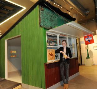 Die Trinkhalle von Emmy Olschewski steht anlässlich der Sonderausstellung ¿Zum Wohl!¿ im LWL-Industriemuseum Henrichshütte Hattingen.<br>Foto: LWL