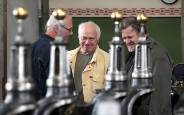 Höhepunkt der Erlebnisführungen ist die Vorführung der historischen Dampf-Fördermaschine. Foto: LWL/Fischer