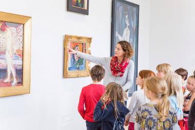 Kinderführung im LWL-Museum für Kunst und Kultur.<br>Foto: LWL/Neander