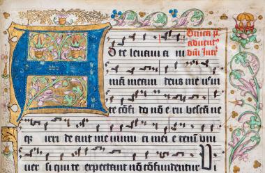 Abdinghofer Graduale, 1507.<br>Foto: LWL/ Erzbischöfliche Akademische Bibliothek