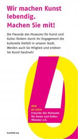 Anlässlich des 40-jährigen Bestehens der ¿Freunde des Museums für Kunst und Kultur e.V.¿ lädt das LWL-Museum für Kunst und Kultur zur zweiten Podiumsdiskussion unter dem Motto ¿Farbe bekennen¿ ein.<br>Foto: LWL
