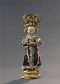 Christkind aus Heilig-Kreuz in Rostock, um 1500. Staatliches Museum Schwerin.<br>Foto: H. Maertens