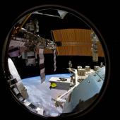 Der Blick aus einer Raumstation auf die Erde.<br>Foto ESO