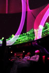 Mathematische Musikshow ¿Chaos and Order¿ im LWLPlanetarium.<br>Foto: LWL/Oblonczyk