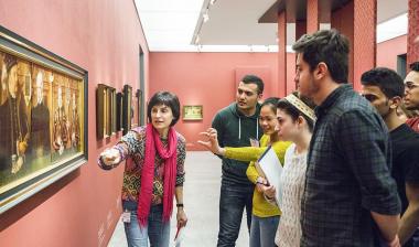 Auf Besucher warten am Wochenende unter anderem Führungen durch die Ausstellung.<br>Foto: LWL/Neander