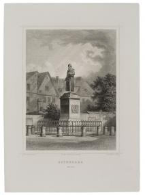 Die Gutenberg-Statue von Thorwaldsen in Mainz 1837 als Beispiel für bürgerliche Denkmalkunst. <br>Foto: LWL/Hanna Neander