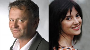 Manne Spitzer und Christiane Hagedorn laden Valentinstag Verliebte zur Lesung von Peter Pan & Wendy ins Planetarium ein. <br>Fotos: LWL/Steinweg bzw. Kücking