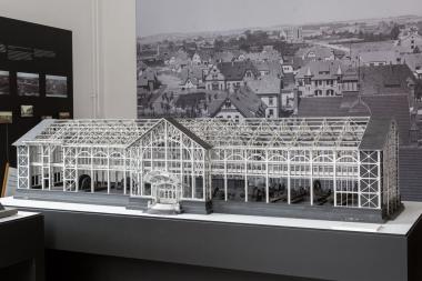 Auch zum Modell der Maschinenhalle in der Dauerausstellung führt der Rundgang am Sonntag um 15 Uhr.<br>Foto: LWL/Holtappels