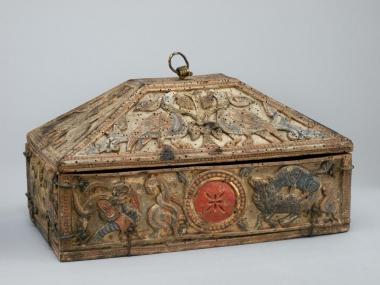 Der Reliquienkasten aus St. Lambertus in Dolberg um 1200. <br>Foto: LWL/Ahlbrand-Dornseif