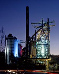 Auch am Hochofen der Henrichshütte geht am Samstagabend zur "Earth Hour" das Licht aus.<br>Foto: LWL/Hudemann