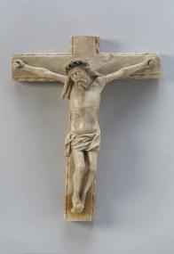 Kruzifixus aus Alabaster, Westfalen oder Niederlande (?), um 1440<br>Foto: LWL/Hanna Neander 