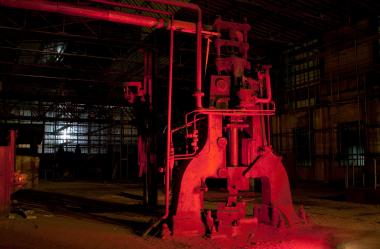Bei Nacht bietet die Henrichshütte eindrucksvolle Fotomotive.<br>Foto: Gerd Hehs