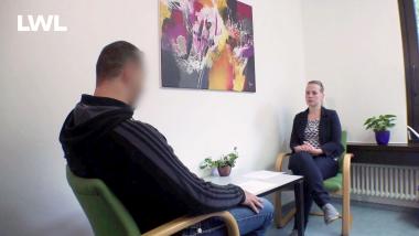Im Therapiegespräch.<br>Foto: LWL