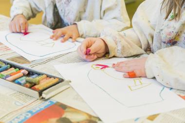 Beim Osterprogramm können Kinder im LWL-Museum für Kunst und Kultur kreativ werden.<br>Foto: LWL/Hanna Neander