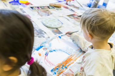Junge Besucher des LWL-Museums für Kunst und Kultur können dieses Wochenende an Workshops teilnehmen.<br>Foto: LWL/Hanna Neander