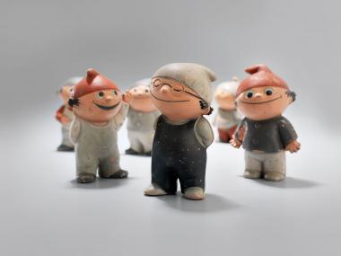 Die Mainzelmännchen sind das Objekt des Monats Mai in der Sonderausstellung "Ene, mene, muh ..." im LWL-Freilichtmuseum Detmold.<br>Foto: LWL/Hesterbrink/Pölert