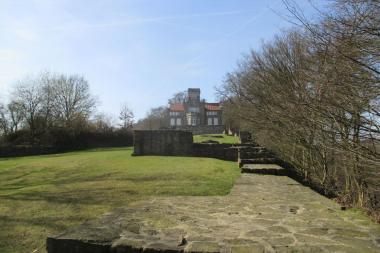Das Haus Custodis in der Ruine der Burg Isenberg in Hattingen.<br>Foto: LWL/Pankoke