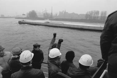 Foto von Michael Kerstgens aus der aktuellen Ausstellung "Arbeitskämpfe".<br>Foto: LVR-Industriemuseum