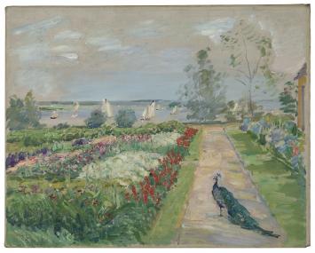 Max Selvogt, Blumengarten I in Neu-Cladow, 1912.<br>Foto: LWL/Sabine Ahlbrand-Dornseif
