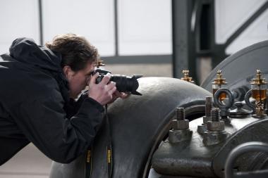 Die Zeche Zollern bietet den Teilnehmern des Fotoworkshops interessante Motive.<br>Foto: LWL/Holtappels