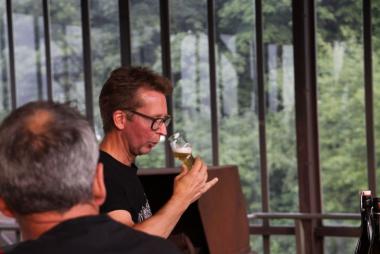 Biersommelier Matthias Kliemt ist wieder zu Gast in der Henrichshütte.<br>Foto: LWL/Blum