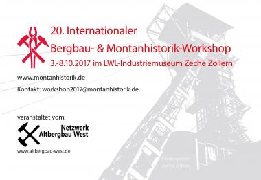 Das Ruhrgebiet steht im Focus des 20. Internationalen Bergbau- & Montanhistorik-Workshops.<br>Grafik: LWL/M. Zeiler