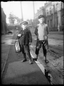 Kinder in der Siedlung Kaiserstuhl, 1928 - 1933.<br>Foto: Stadtarchiv Dortmund