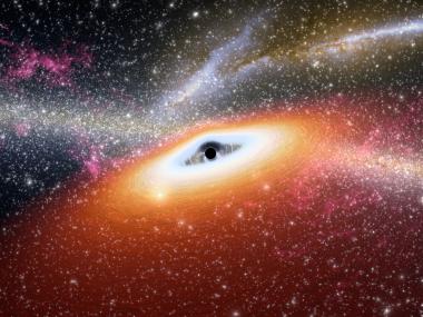Schwarze Löcher stehen im Mittelpunkt des Vortrags von Prof. Dr. Britzen im Planetarium Münster.<br>Foto: NASA