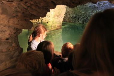 Quellkeller: Am Sonntag (14.1.) lädt eine Führung im Museum in der Kaiserpfalz dazu ein, die "Sagenhaften Quellen" Paderborn zu bestaunen- <br>(LWL/ C. Pluschke)