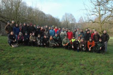 60 Obstbaumpfleger aus dem gesamten Bundesgebiet trafen sich im LWL-Freilichtmuseum Detmold. <br>Foto: LWL